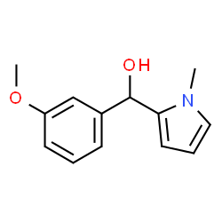 3-METHOXYPHENYL-(1-METHYL-2-PYRROLYL)METHANOL结构式