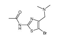 N-(5-bromo-4-((dimethylamino)methyl)thiazol-2-yl)acetamide Structure