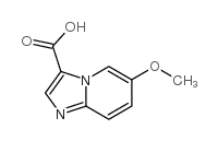 6-甲氧基咪唑并[1,2-a]吡啶-3-羧酸结构式