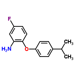5-Fluoro-2-(4-isopropylphenoxy)aniline结构式