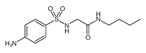 Acetamide, 2-[[(4-aminophenyl)sulfonyl]amino]-N-butyl Structure