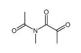 N-Methyl-N-(2-oxo-propionyl)-acetamide Structure