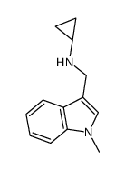 Cyclopropyl-(1-methyl-1H-indol-3-ylmethyl)-amine Structure