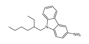 9-(2-ethylhexyl)-9H-carbazol-3-amine结构式