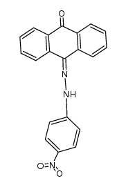 anthraquinone-mono-(4-nitro-phenylhydrazone) Structure