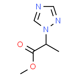 Methyl 2-(1H-1,2,4-triazol-1-yl)propanoate结构式