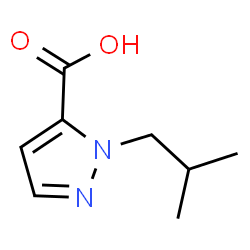 1-isobutyl-1h-pyrazole-5-carboxylic acid structure