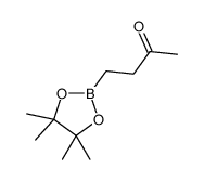 4-(Tetramethyl-1,3,2-dioxaborolan-2-yl)butan-2-one structure