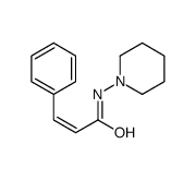 2-Propenamide, 3-phenyl-N-1-piperidinyl-结构式