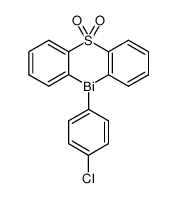 10-(4-chlorophenyl)phenothiabismine 5,5-dioxide结构式