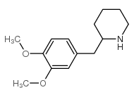 2-[(3,4-dimethoxyphenyl)methyl]piperidine Structure