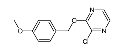 2-chloro-3-((4-methoxybenzyl)oxy)pyrazine结构式