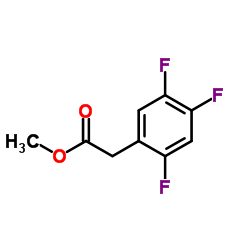 Methyl (2,4,5-trifluorophenyl)acetate结构式