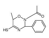 1-[(3S,6R)-6-methyl-3-phenyl-5-sulfanylidene-1,2,4-oxadiazinan-2-yl]ethanone Structure