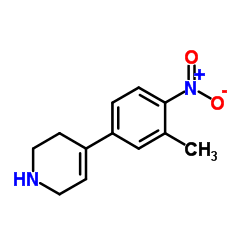 4-(3-Methyl-4-nitrophenyl)-1,2,3,6-tetrahydropyridine Structure