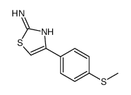 4-(4-methylsulfanylphenyl)-1,3-thiazol-2-amine Structure