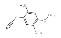 2-(4-methoxy-2,5-dimethylphenyl)acetonitrile Structure