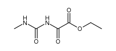 methylcarbamoyl-oxalamic acid ethyl ester Structure