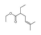 ethyl 2-ethyl-5-methylhex-4-enoate结构式