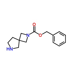 2,6-二氮杂螺[3.4]辛烷-2-羧酸苄酯结构式