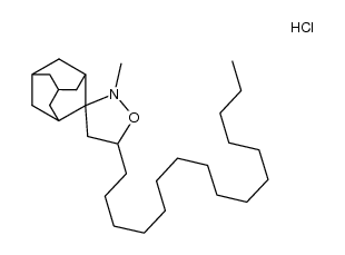 2-methyl-5-n-hexadecyl-spirodecane> hydrochloride Structure