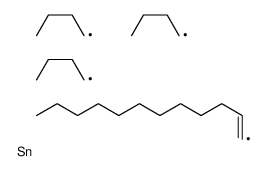 tributyl(dodec-1-enyl)stannane Structure