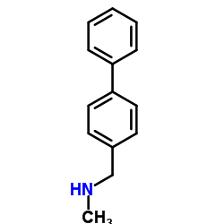 1-(4-Biphenylyl)-N-methylmethanamine Structure