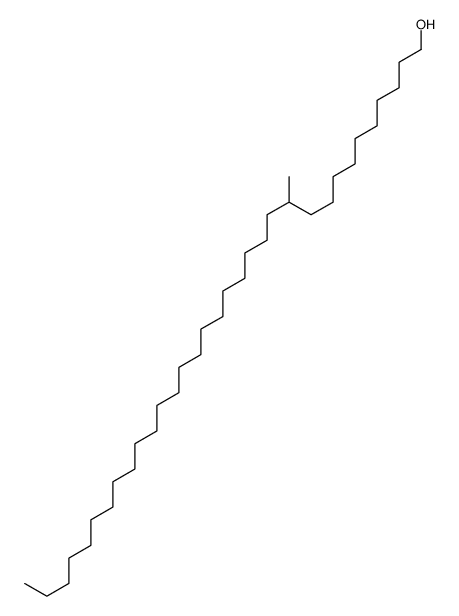 11-methyltritriacontan-1-ol Structure