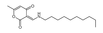 3-[(decylamino)methylidene]-6-methylpyran-2,4-dione Structure