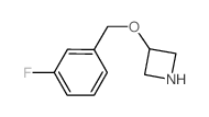 3-[(3-fluorobenzyl)oxy]azetidine(SALTDATA: HCl) structure