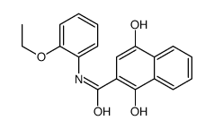 N-(2-ethoxyphenyl)-1,4-dihydroxynaphthalene-2-carboxamide结构式