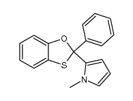 1-methyl-2-(2-phenylbenzo[d][1,3]oxathiol-2-yl)-1H-pyrrole Structure