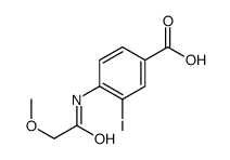3-iodo-4-[(2-methoxyacetyl)amino]benzoic acid Structure