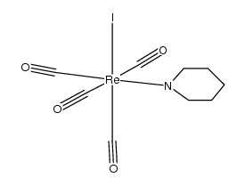 cis-IRe(CO)4(pip)结构式