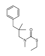 S-ethyl N-(2,2-dimethyl-3-phenylpropyl)-N-methylcarbamothioate Structure