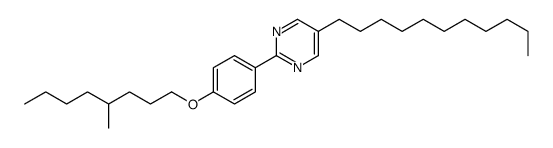 2-[4-(4-methyloctoxy)phenyl]-5-undecylpyrimidine Structure