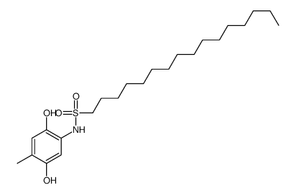 N-(2,5-dihydroxy-4-methylphenyl)hexadecane-1-sulfonamide Structure