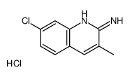 7-chloro-3-methylquinolin-2-amine,hydrochloride Structure