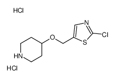 4-(2-Chloro-thiazol-5-ylmethoxy)-piperidinedihydrochloride Structure