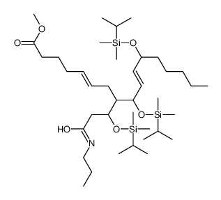 methyl 8-(1-dimethylisopropylsilyloxy-2-N-n-propylcarbamoyl)ethyl-9,12-dimethylisopropylsilyloxy-5,10-heptadecadienoate picture