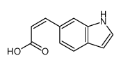 3-(1H-INDOL-6-YL)-ACRYLIC ACID结构式