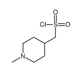 (1-methylpiperidin-4-yl)methanesulfonyl chloride Structure