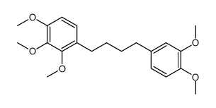 1-[4-(3,4-dimethoxyphenyl)butyl]-2,3,4-trimethoxybenzene结构式