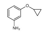 3-(环丙基氧基)苯胺结构式