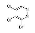 3-bromo-4,5-dichloropyridazine Structure