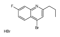 4-Bromo-7-fluoro-2-propylquinoline hydrobromide picture