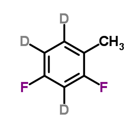2,4-Difluoro-1-methylbenzene-d3结构式
