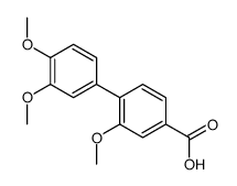 4-(3,4-dimethoxyphenyl)-3-methoxybenzoic acid Structure