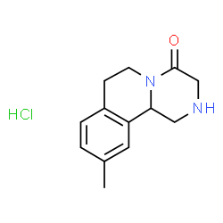 10-METHYL-2,3,6,7-TETRAHYDRO-1H-PYRAZINO[2,1-A]ISOQUINOLIN-4(11BH)-ONEHYDROCHLORIDE Structure