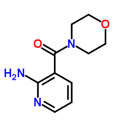 (2-amino-3-pyridyl)-morpholino-methanone结构式